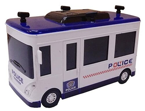 Автобус полиции со звуком и светом синий