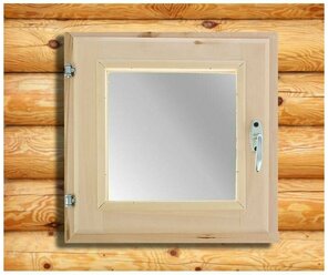 Окно деревянное 400х400 мм (липа)