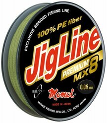 Плетеный шнур Jigline MX8 Premium 100 м, 0,12 мм