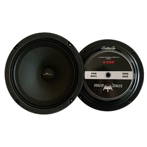 Колонки автомобильные 16 см динамики Kingz Audio KRZ-6 2 динамика 165см акустика для автомобилей в машину авто автозвук акустическая система 165 автоколонки автоакустика 165 299000₽