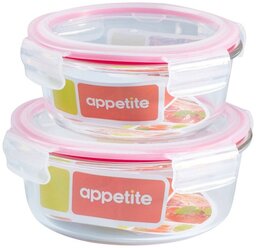 Набор контейнеров Appetite Pink SLCF