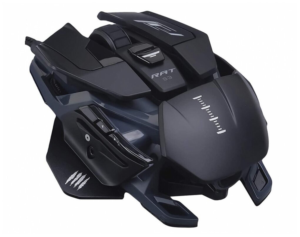 Мышь MAD CATZ R.A.T.Pro S3, игровая, оптическая, проводная, USB, черный [mr03dcinbl000-0]