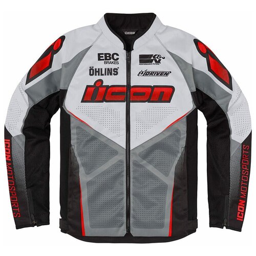 Icon Hooligan Ultrabolt мотокуртка красная (размер: 2xl)