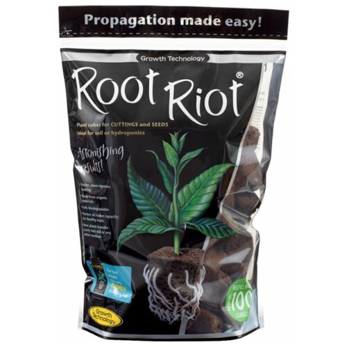 Clonex Root Riot кубики из торфа для укоренения 50 шт кубики из торфа для проращивания семян и черенков root riot 50 шт