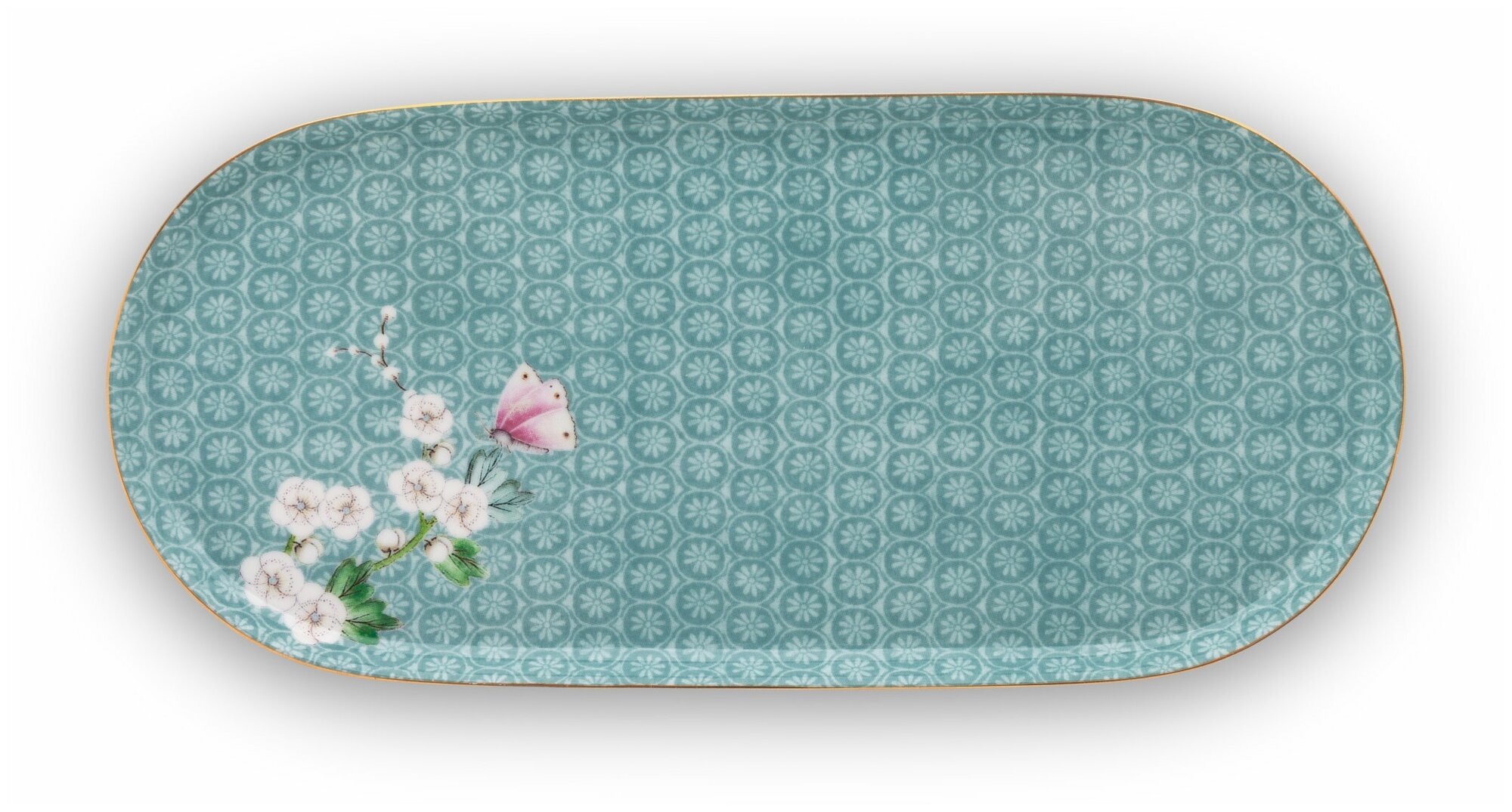 фото Подставка для сахарницы и сливочника Pip Studio Blushing Birds, 25x12 см, 51.018.079