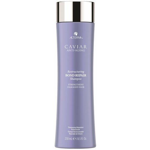 Alterna Caviar Anti-Aging Restructuring Bond Repair Shampoo - Шампунь-регенерация для мгновенного восстановления с комплексом строительных протеинов 250 мл