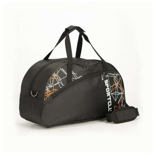 фото Сумка спортивная, отдел на молнии, наружный карман, цвет чёрный нет бренда