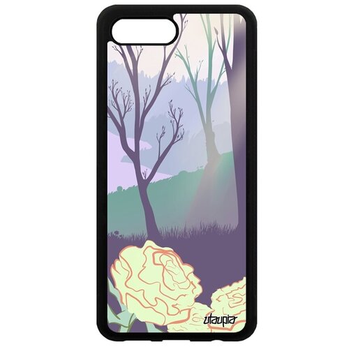 фото Противоударный чехол на смартфон // honor 10 // "лесные розы" свет дерево, utaupia, цветной