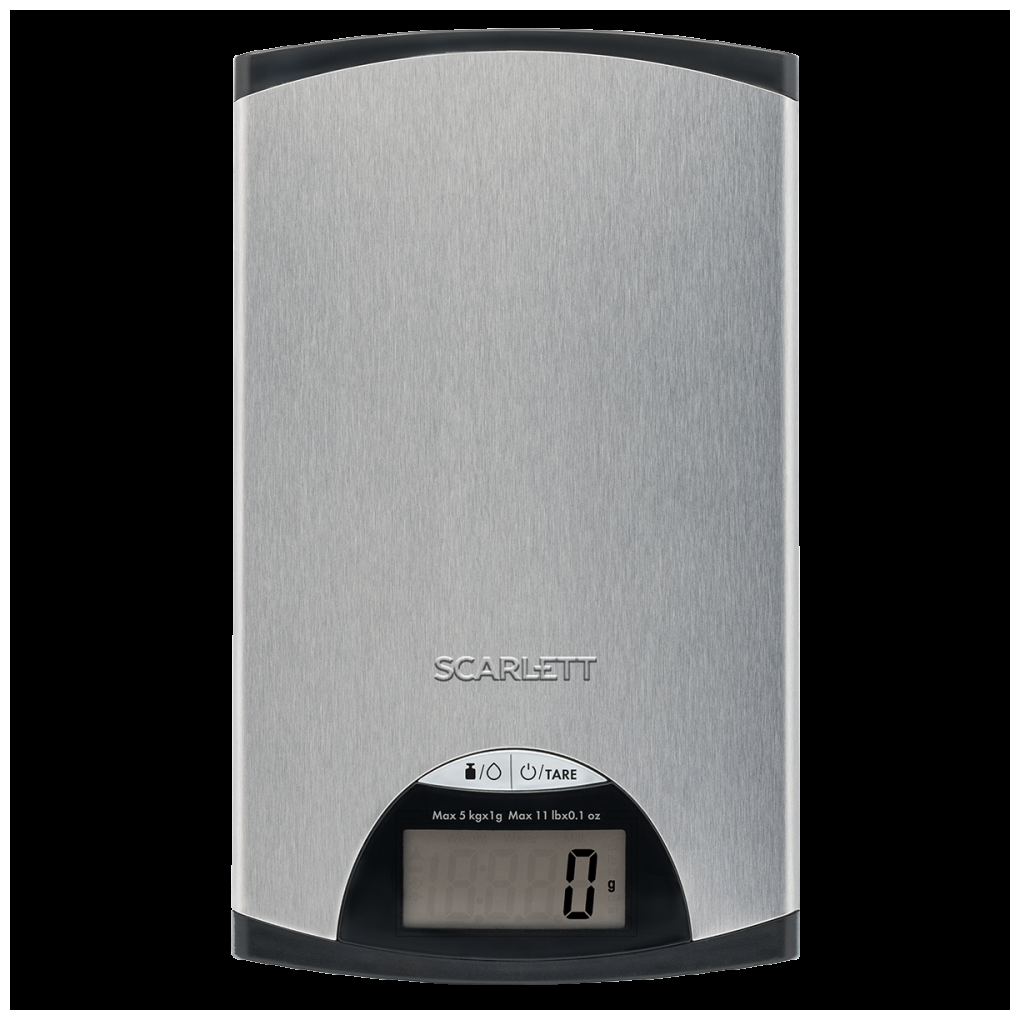 Весы кухонные электронные Scarlett SC-KS57P97 макс.вес:5кг серебристый/черный - фотография № 7
