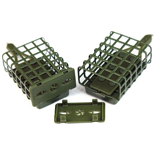 Кормушка LimanFish FEEDER Sport прямоугольная 100 гр (1 шт) металл, крашенная, с дном