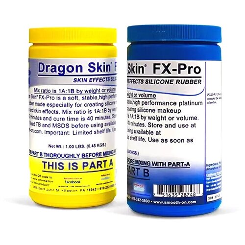 Купить Dragon Skin FX-Pro Жидкий cиликон на платине (США) 0, 9 кг, Smooth-On, бесцветный, резина