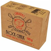 Магнезия в брикетах Block Chalk, 120 гр. / магнезия спортивная / мегнезия для гимнастики, тяжелой атлетики