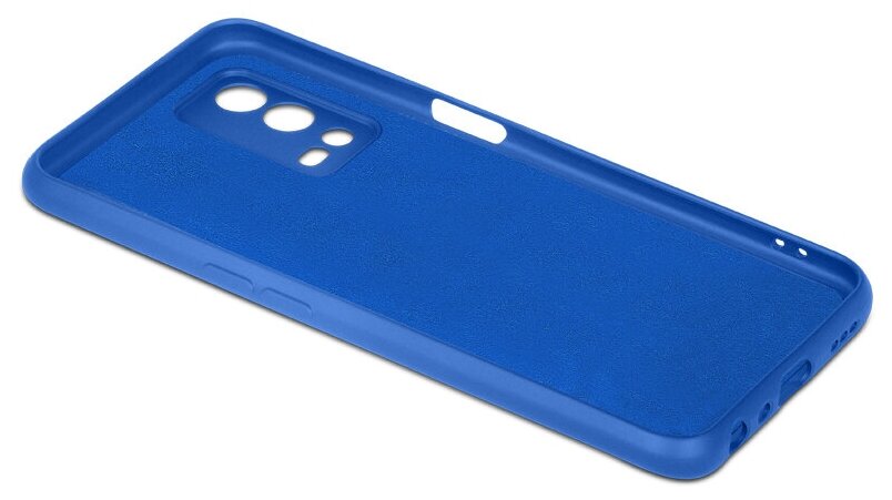 Чехол DF для Oppo A55 4G Silicone Blue oOriginal-15 - фото №4