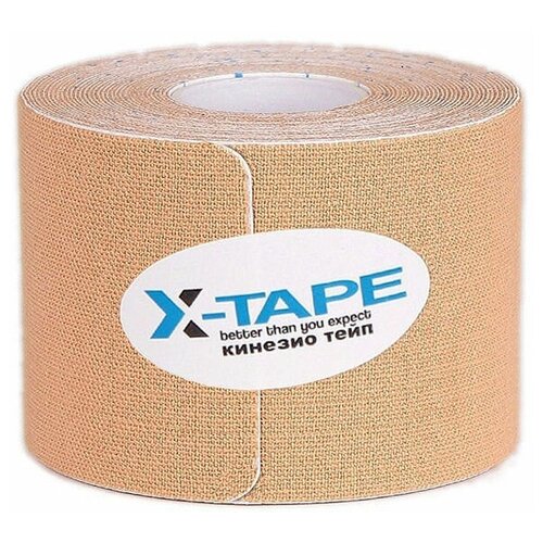 фото Кинезио тейп x-tape кинезио тейп uncute цельный (5 м х 5 см) (телесный)