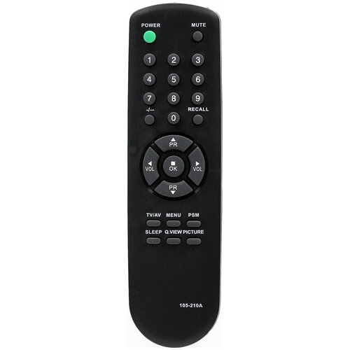 Пульт Huayu 105-210A (105-230A) для телевизора Goldstar пульт lg 105 230m для телевизора cf 21d26 cf 21d70 cf 20a80b