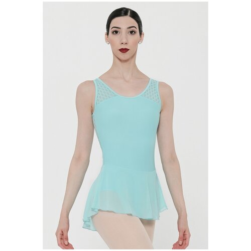 фото Купальник на широких бретелях с юбкой wear moi diamant - белый - размер s