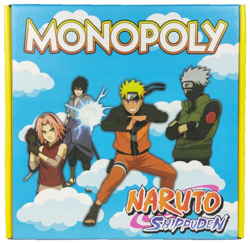 Настольная игра Наруто Монополия Monopoly Naruto Аниме Экономическая Карточная Развивающая Для всей семьи Для Детей Ходилка Детская Классическая