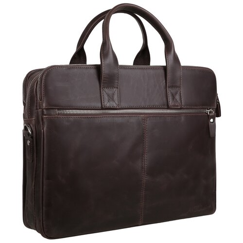 Сумка Accordi Pellegrino brown, фактура гладкая, коричневый