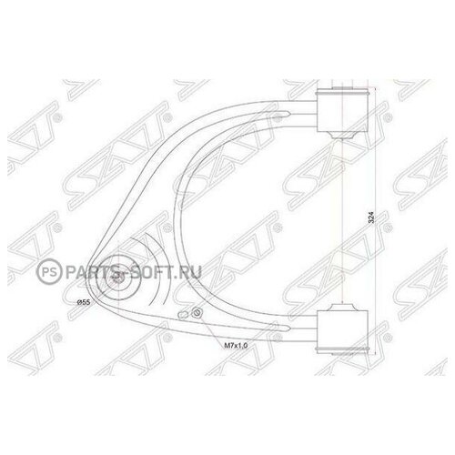 SAT ST486100C011 Рычаг FR верхний с шаров. TOYOTA TUNDRA/SEQUOIA 07- RH