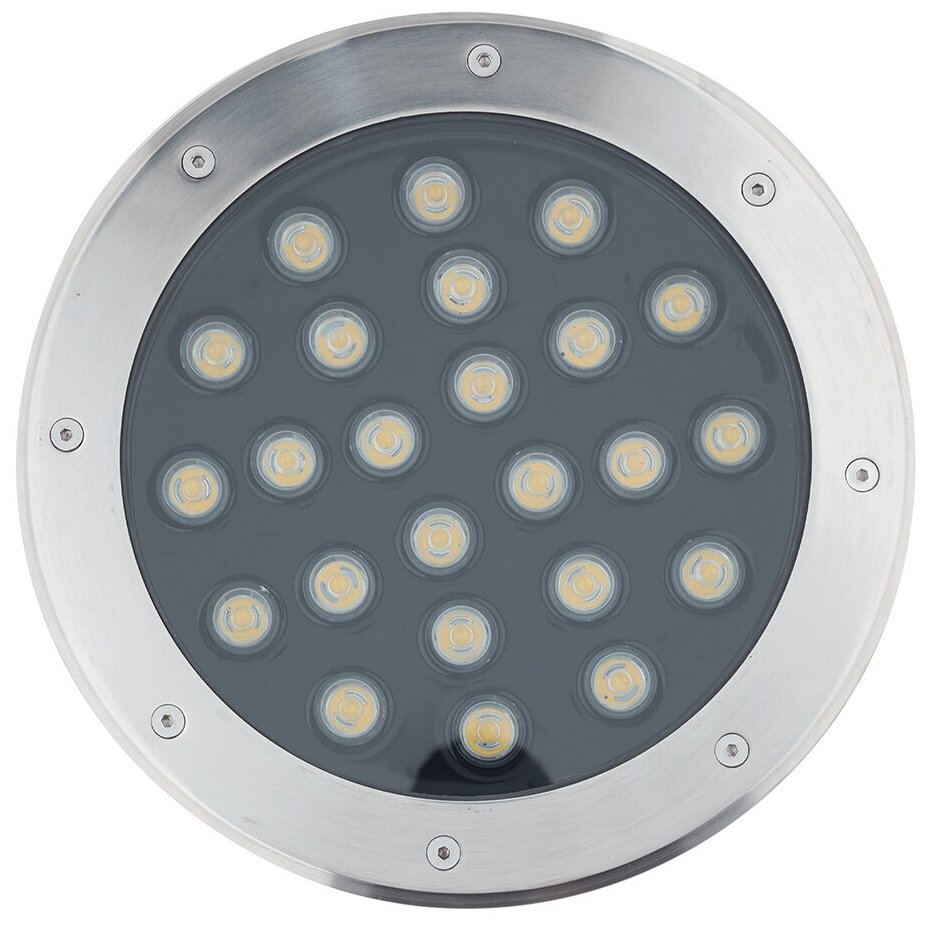 Feron Ландшафтный светильник SP2708 32136 светодиодный, 24 Вт, цвет арматуры: хром, цвет плафона серебристый - фотография № 2