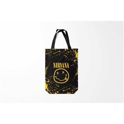 фото Сумка-шоппер / 31х42 см / рок / nirvana нирвана burnettie