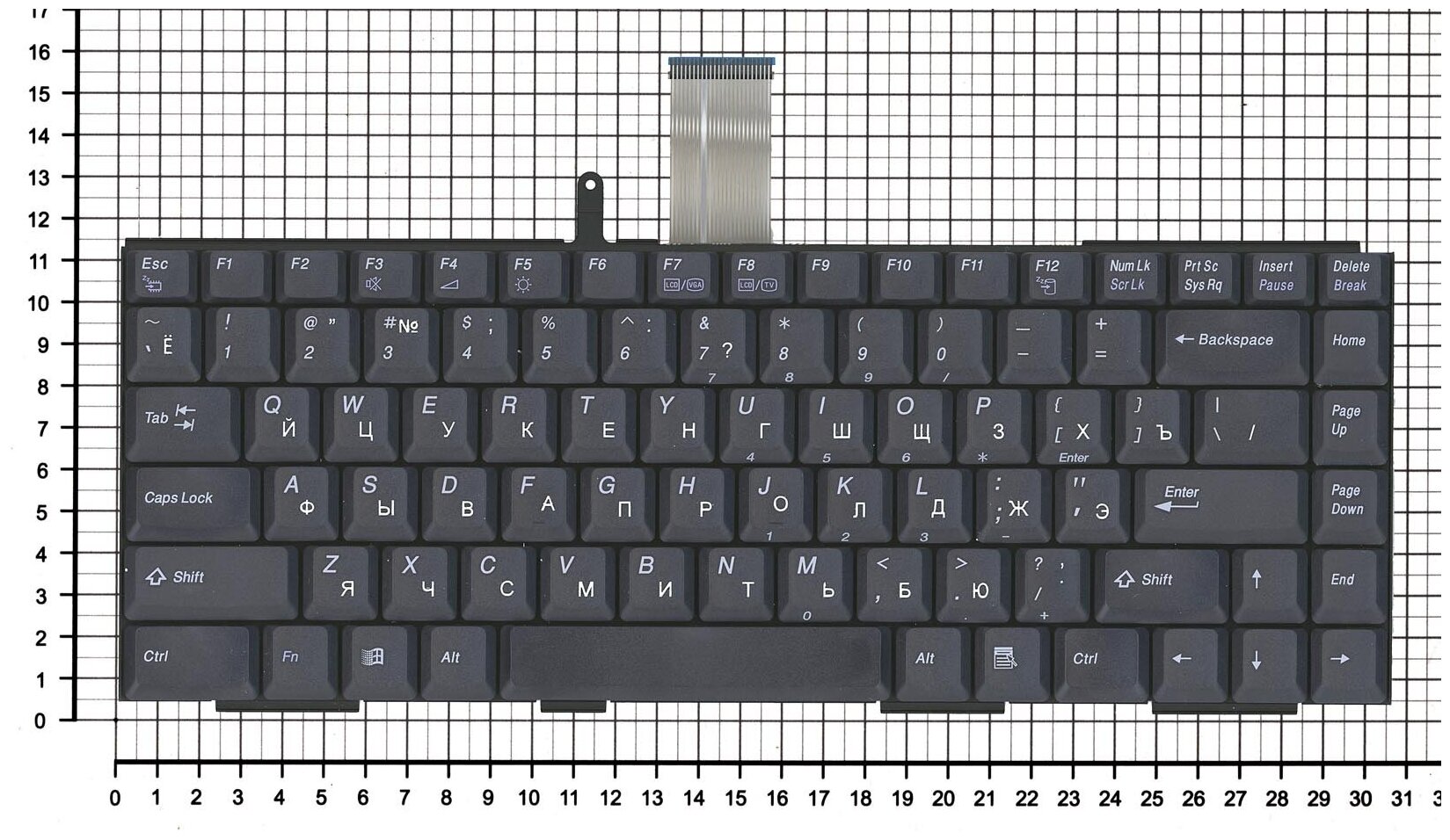 Клавиатура для ноутбука Sony Vaio 99 N1782001 черная