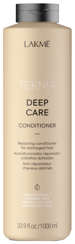 Lakme шампунь Teknia Deep care восстанавливающий для сухих или поврежденных волос, 1000 мл