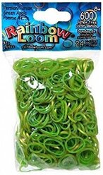 Резинки для плетения браслетов Rainbow Loom Лайм, серия Средневековье, Medieval Lime (BW0063)