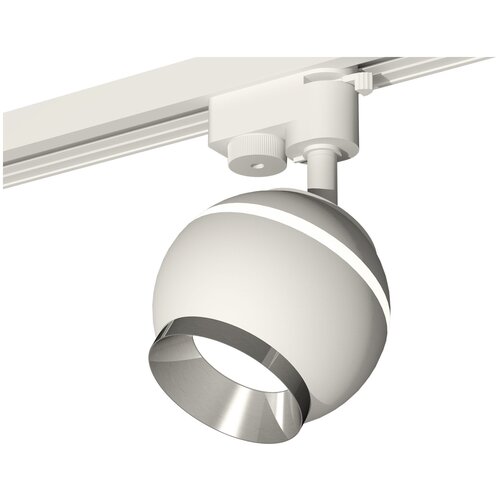 Комплект трекового светильника Ambrella XT1101021 SWH/PSL белый песок/серебро полированное MR16 GU5.3 LED 3W 4200K (A2520, C1101, N7032)