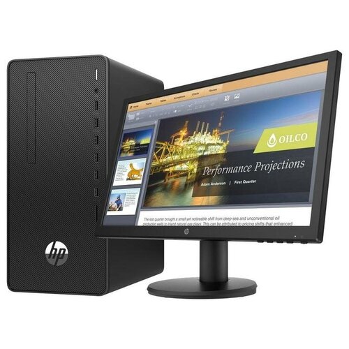 фото Компьютер с монитором hp bundle 290 g4 mt, core i3-10100, 4gb, 1tb, dvdrw, win10pro + monitor hp p21b g4 20.7 fhd, 1c6x0ea