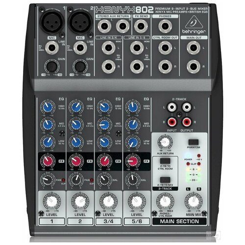 фото Behringer xenyx 802 - микшерный пульт