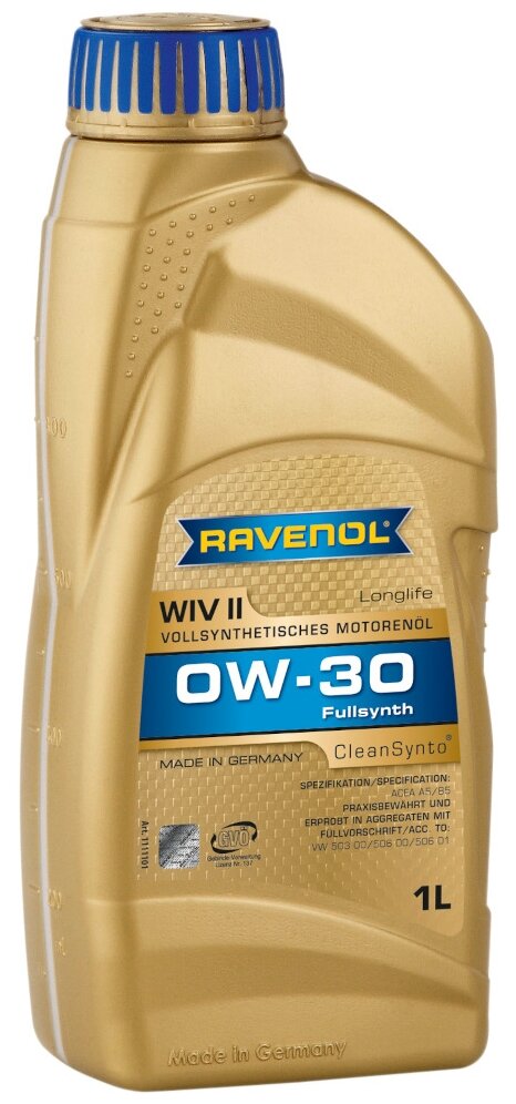 Ravenol^4014835718418 Моторное Масло Ravenol Wiv Sae 0w-30 ( 1л) New Ravenol арт. 4014835718418