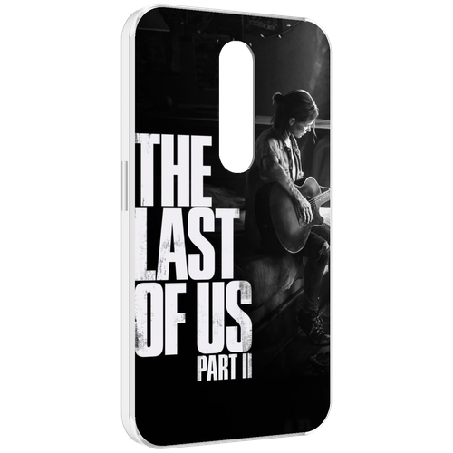 Чехол MyPads The Last of Us Part II Элли для Motorola Moto X Force (XT1585 / XT1581) задняя-панель-накладка-бампер