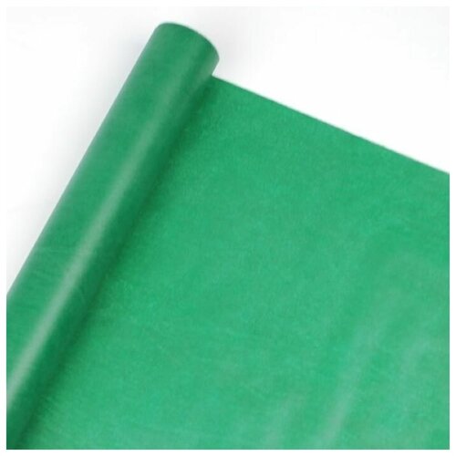 Фетр флористический в рулоне зеленый папоротник, 50см*20м, для упаковки цветов и подарков