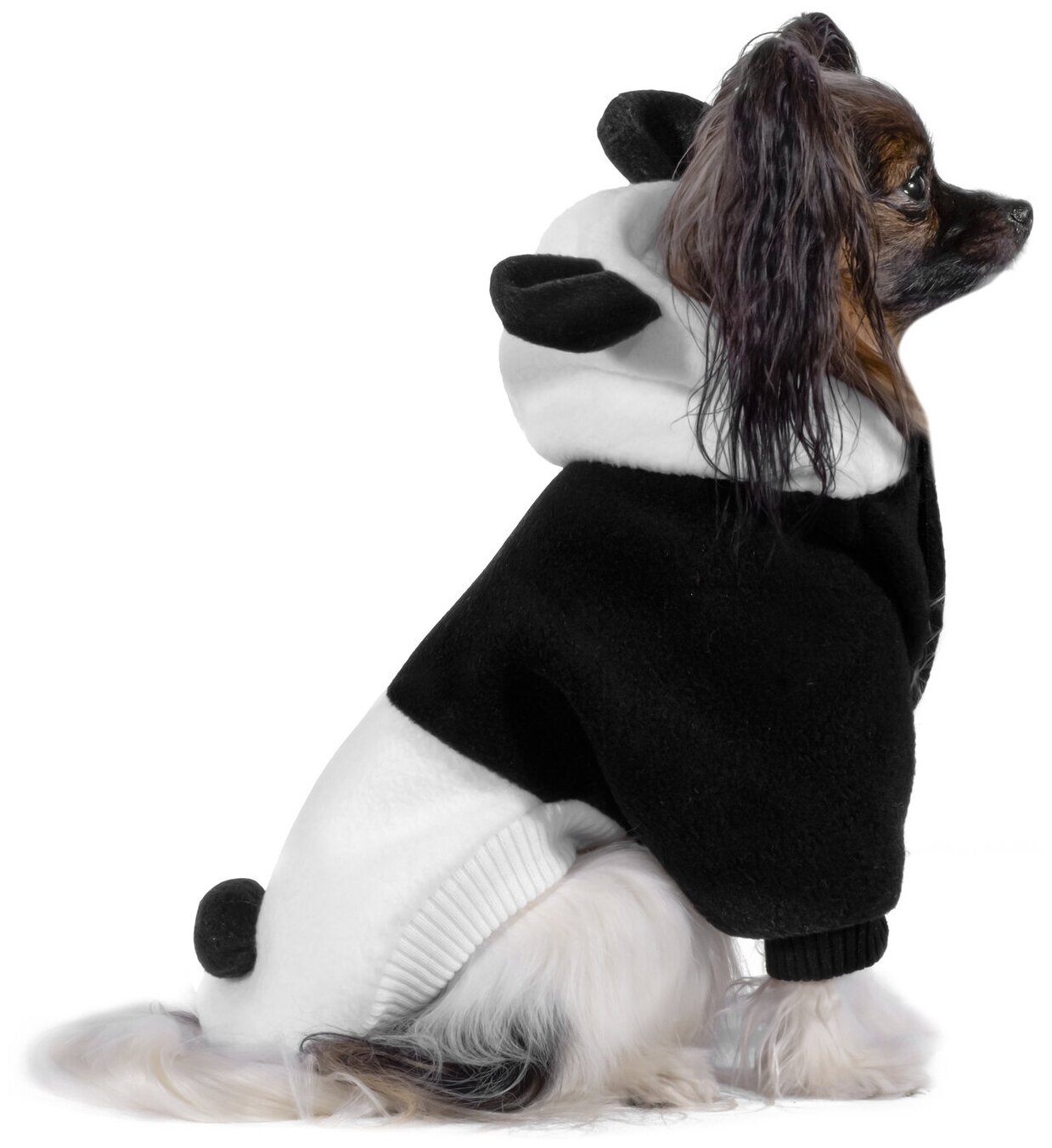 Одежда для животных Tappi толстовка Спайк для собак, черный/белый, спинка 30см