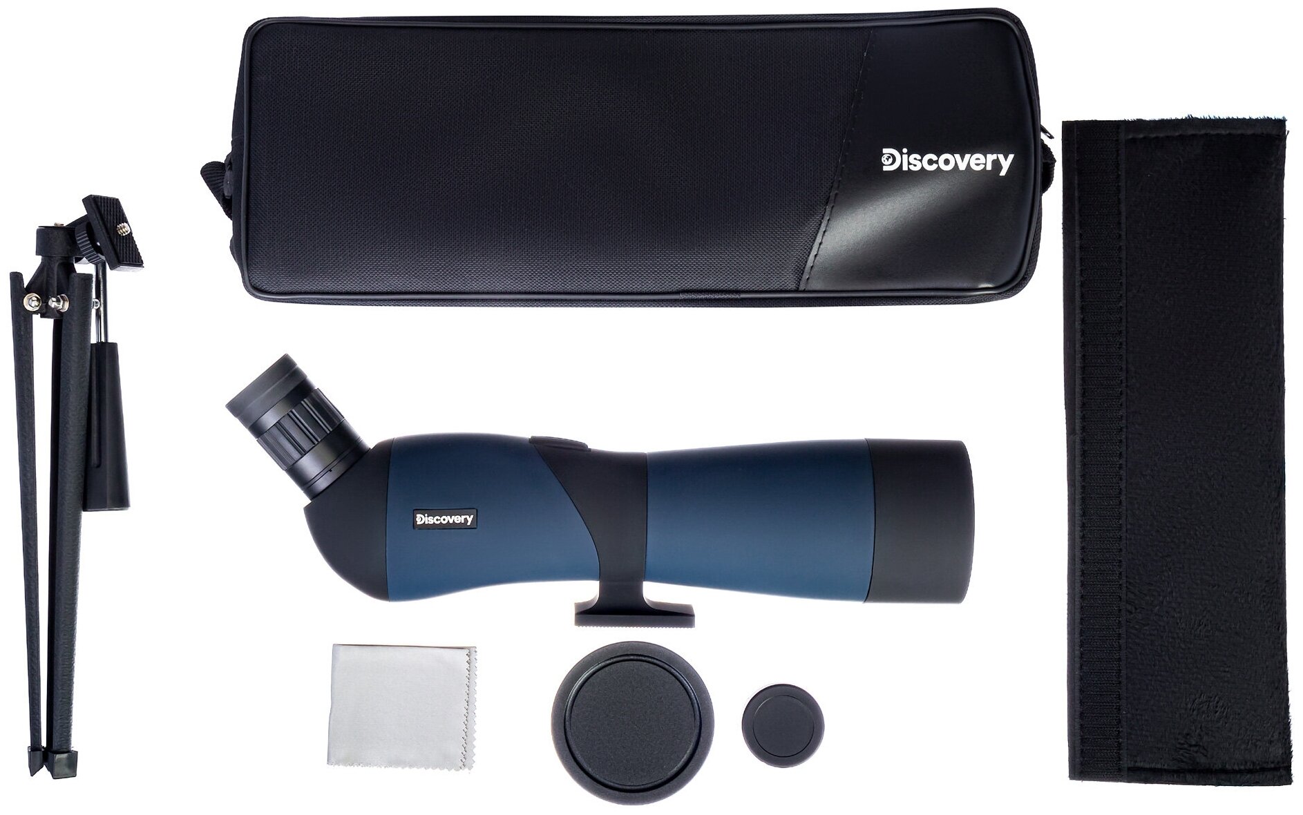 Зрительная труба Discovery Range 60 рефрактор d60 60x синий/черный - фото №1