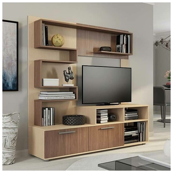 фото Стенка Бергамо Венге/Дуб Белфорт