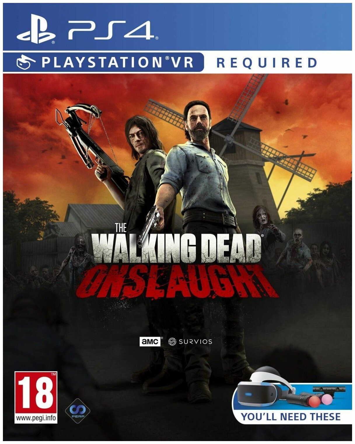 The Walking Dead: Onslaught (Только для PS VR) (PS4) английский язык