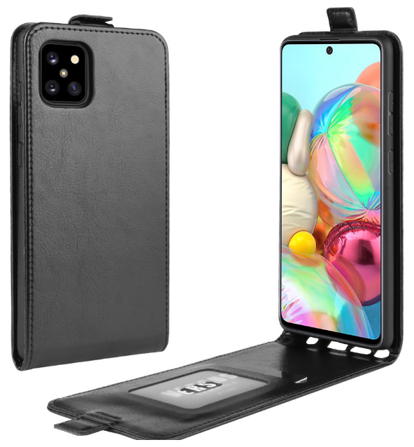 Чехол-флип MyPads для Samsung Galaxy Note 10 Lite / Note10 Lite SM-N770F вертикальный откидной черный