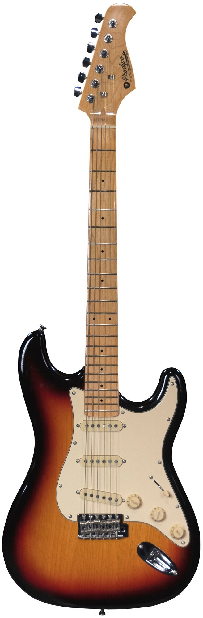 Электрогитара (S-S-S) Stratocaster, Prodipe - ST80MA Санбёрст