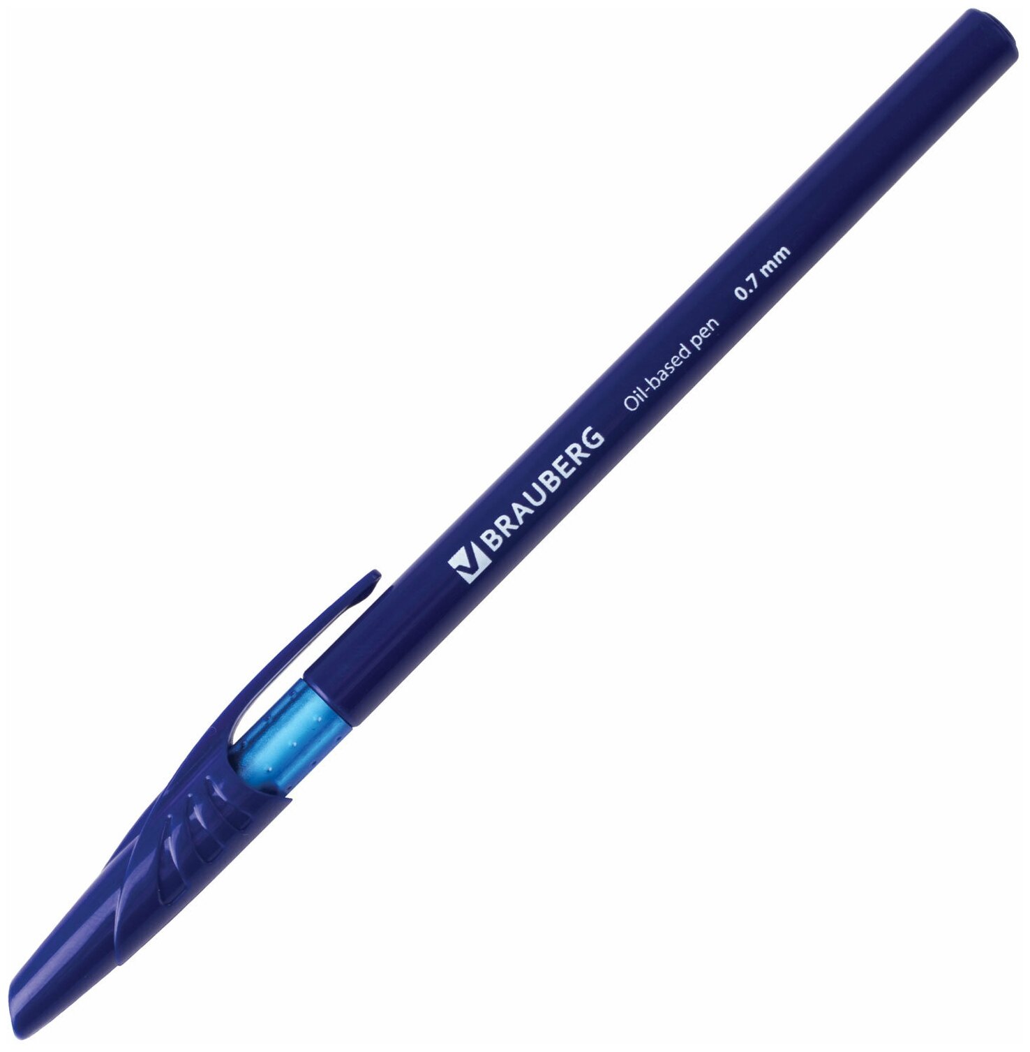 Ручка шариковая масляная Brauberg Oil Base син - фото №2