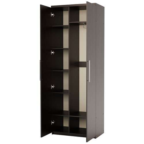 Шкаф комбинированный Шарм-Дизайн Мелодия МК-22 80х45х240 венге