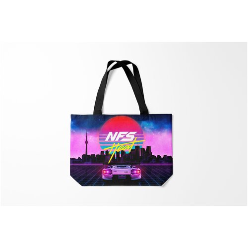 фото Сумка-шоппер / 46х35 см / геймерам / nfs need for speed heat burnettie