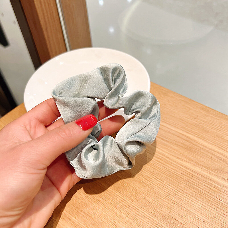 Резинка кольцо аксессуар для укладки волос материал бирюзовый