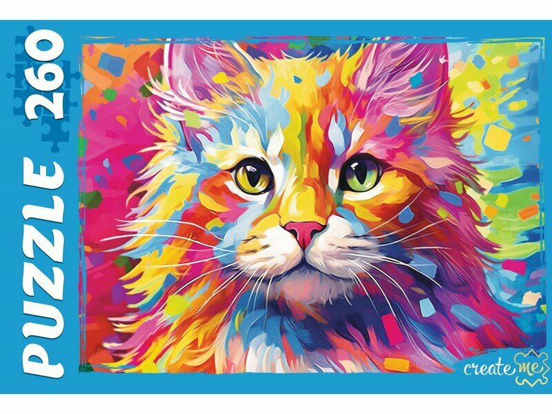фото Пазлы 260 элементов. Яркий котенок рыжий КОТ Ф-0287/РК