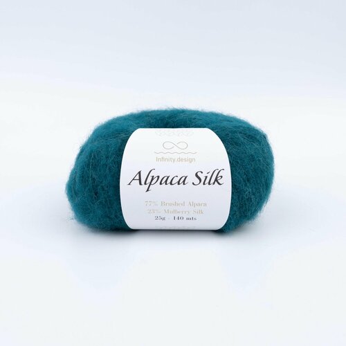 Пряжа INFINITY Alpaca Silk 6545 (3 мотка), 77% альпака, 23% шелк, 25г, 140м