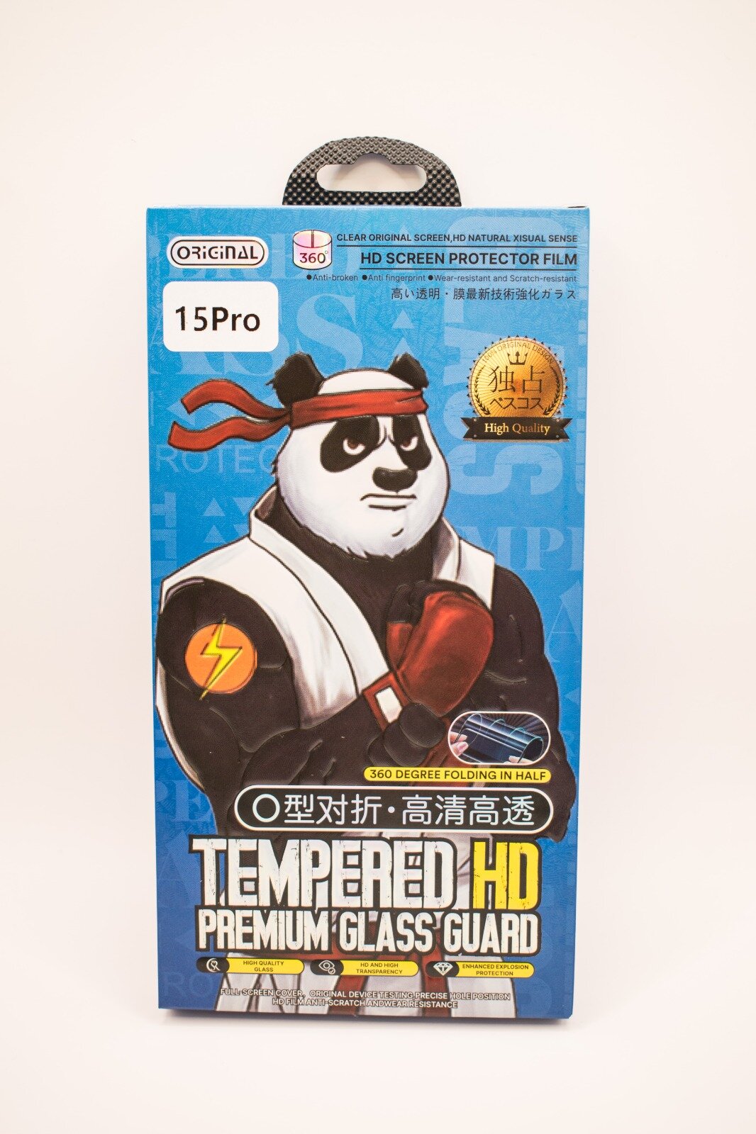 Защитное стекло iPhone 15 Pro MAX Премиум HD закаленное стекло — фото 1