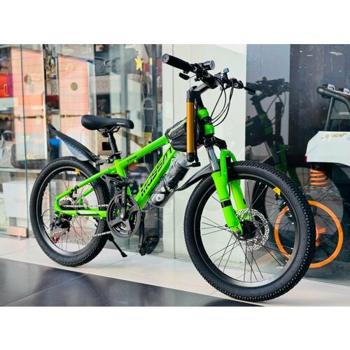 Велосипед горный скоростной MOSSATE 431 21s 20 дюймов детский мужской и женский для прогулки скоростной спортивный велик зеленый 23990₽