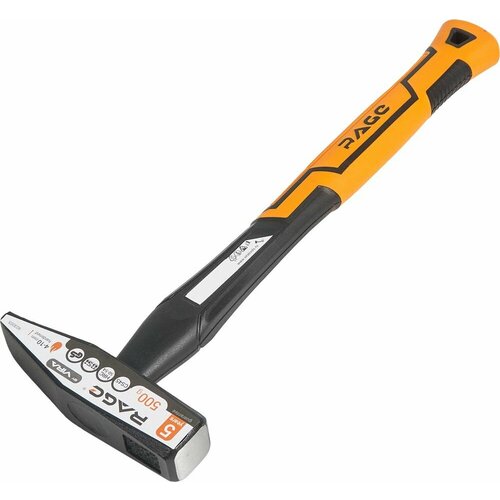 Молоток слесарный Rage 903005 фиберглассовая рукоятка 500 г 2080₽