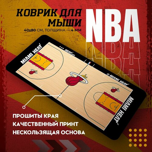 Игровой коврик для мыши с принтом NBA 80x40 см 3190₽
